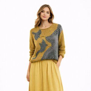 Vintage '90's Franco Valeri sweater, bold colours in abstract motifs